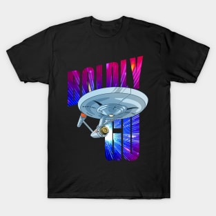 Boldly go into space 2 T-Shirt